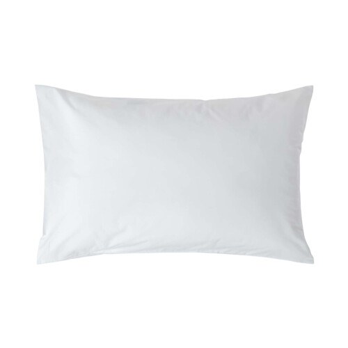 Homescapes (Standard - 48 x 74 cm, White) Egyptian Cotton Pillow Case 200 TC Equivalent 400 Thread Count