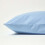 Homescapes (Square - 40 x 40 cm, Blue) Egyptian Cotton Pillow Case 200 TC Equivalent 400 Thread Count 2