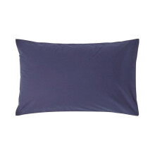 (Standard - 48 x 74 cm, Navy Blue) Egyptian Cotton Pillow Case 200 TC Equivalent 400 Thread Count