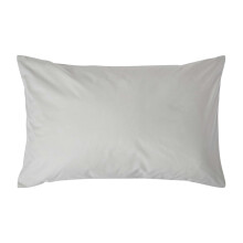 (Standard - 48 x 74 cm, Silver Grey) Egyptian Cotton Pillow Case 200 TC Equivalent 400 Thread Count