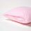 Homescapes (Square - 40 x 40 cm, Pink) Egyptian Cotton Pillow Case 200 TC Equivalent 400 Thread Count 3