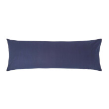 (Body - 48 x 136 cm, Navy Blue) Egyptian Cotton Pillow Case 200 TC Equivalent 400 Thread Count
