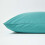 Homescapes (Square - 60 x 60 cm, Teal) Egyptian Cotton Pillow Case 200 TC Equivalent 400 Thread Count 2