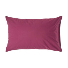 (Standard - 48 x 74 cm, Plum) Egyptian Cotton Pillow Case 200 TC Equivalent 400 Thread Count