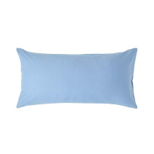 (Euro - 40 x 80 cm, Blue) Egyptian Cotton Pillow Case 200 TC Equivalent 400 Thread Count