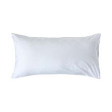 (King - 48 x 91 cm, White) Egyptian Cotton Pillow Case 200 TC Equivalent 400 Thread Count