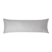 (Body - 48 x 136 cm, Silver Grey) Egyptian Cotton Pillow Case 200 TC Equivalent 400 Thread Count
