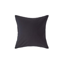 (Square - 40 x 40 cm, Black) Egyptian Cotton Pillow Case 200 TC Equivalent 400 Thread Count