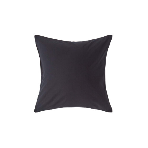 Homescapes (Square - 40 x 40 cm, Black) Egyptian Cotton Pillow Case 200 TC Equivalent 400 Thread Count