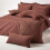 Homescapes (Square - 60 x 60 cm, Chocolate) Egyptian Cotton Pillow Case 200 TC Equivalent 400 Thread Count 4