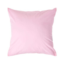 (Square - 40 x 40 cm, Pink) Egyptian Cotton Pillow Case 200 TC Equivalent 400 Thread Count