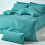 Homescapes (Square - 60 x 60 cm, Teal) Egyptian Cotton Pillow Case 200 TC Equivalent 400 Thread Count 4