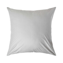 (Square - 60 x 60 cm, Silver Grey) Egyptian Cotton Pillow Case 200 TC Equivalent 400 Thread Count