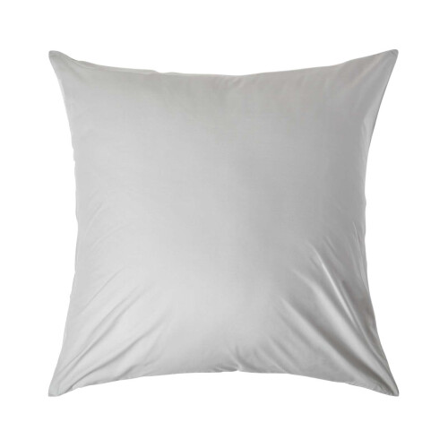 Homescapes (Square - 80 x 80 cm, Silver Grey) Egyptian Cotton Pillow Case 200 TC Equivalent 400 Thread Count