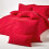 Homescapes (Square - 80 x 80 cm, Red) Egyptian Cotton Pillow Case 200 TC Equivalent 400 Thread Count 4