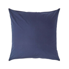 (Square - 60 x 60 cm, Navy Blue) Egyptian Cotton Pillow Case 200 TC Equivalent 400 Thread Count