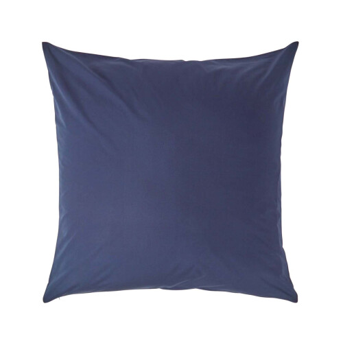 Homescapes (Square - 60 x 60 cm, Navy Blue) Egyptian Cotton Pillow Case 200 TC Equivalent 400 Thread Count