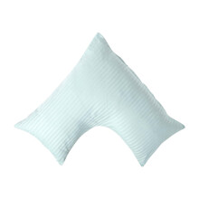 (Blue) Egyptian Cotton Super Soft V Shaped Pillowcase 330 Thread Count