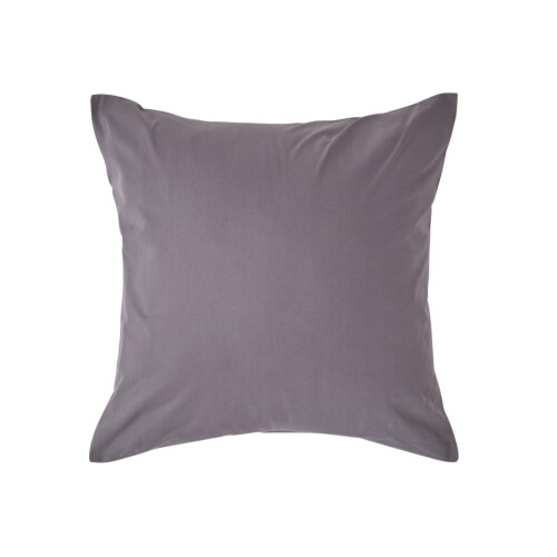 Homescapes (Square - 40 x 40 cm, Dark Grey) Egyptian Cotton Pillow Case 200 TC Equivalent 400 Thread Count