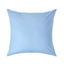 (Square - 60 x 60 cm, Blue) Egyptian Cotton Pillow Case 200 TC Equivalent 400 Thread Count