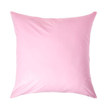 (Square - 80 x 80 cm, Pink) Egyptian Cotton Pillow Case 200 TC Equivalent 400 Thread Count