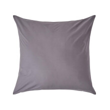 (Square - 60 x 60 cm, Dark Grey) Egyptian Cotton Pillow Case 200 TC Equivalent 400 Thread Count