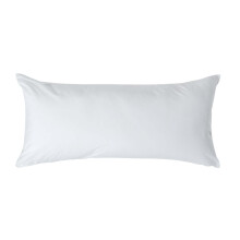(Euro - 40 x 80 cm, White) Egyptian Cotton Pillow Case 200 TC Equivalent 400 Thread Count