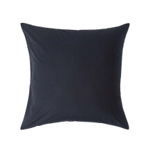 (Square - 60 x 60 cm, Black) Egyptian Cotton Pillow Case 200 TC Equivalent 400 Thread Count