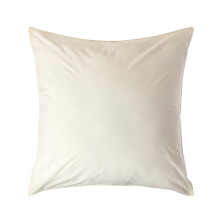 (Square - 60 x 60 cm, Cream) Egyptian Cotton Pillow Case 200 TC Equivalent 400 Thread Count