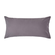 (Euro - 40 x 80 cm, Dark Grey) Egyptian Cotton Pillow Case 200 TC Equivalent 400 Thread Count