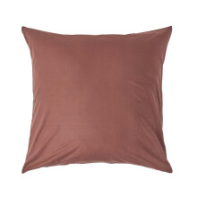 (Square - 60 x 60 cm, Chocolate) Egyptian Cotton Pillow Case 200 TC Equivalent 400 Thread Count
