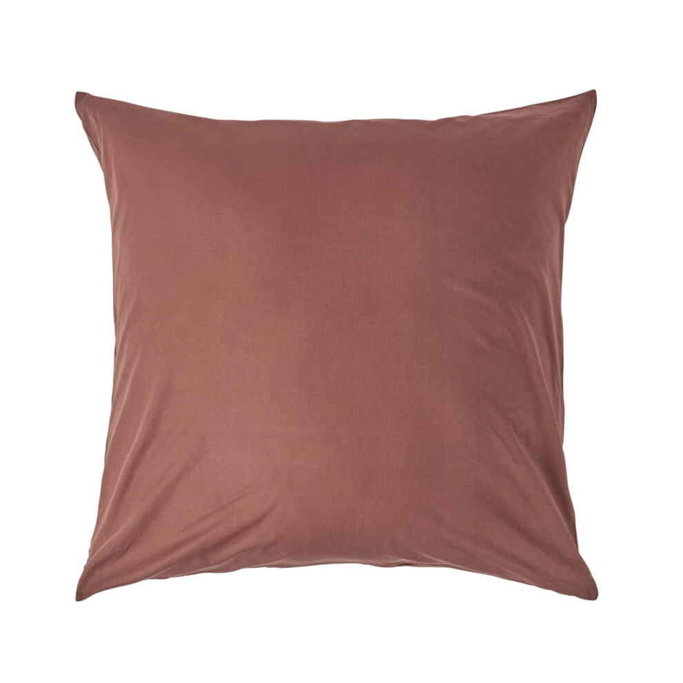 Homescapes (Square - 60 X 60 Cm, Chocolate) Egyptian Cotton Pillow Case 200 Tc Equivalent 400 Thread Count Brown