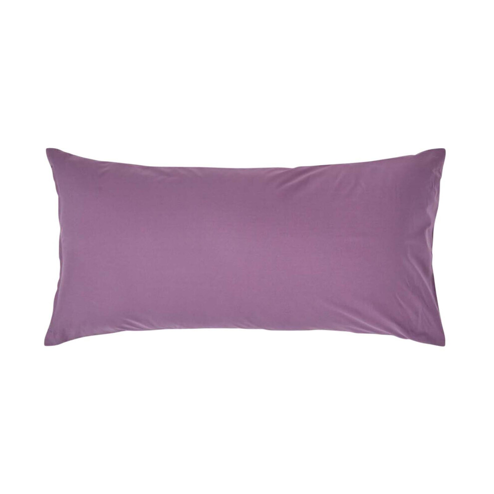 Homescapes (Euro - 40 X 80 Cm, Grape) Egyptian Cotton Pillow Case 200 Tc Equivalent 400 Thread Count