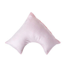 (Pink) Egyptian Cotton Super Soft V Shaped Pillowcase 330 Thread Count