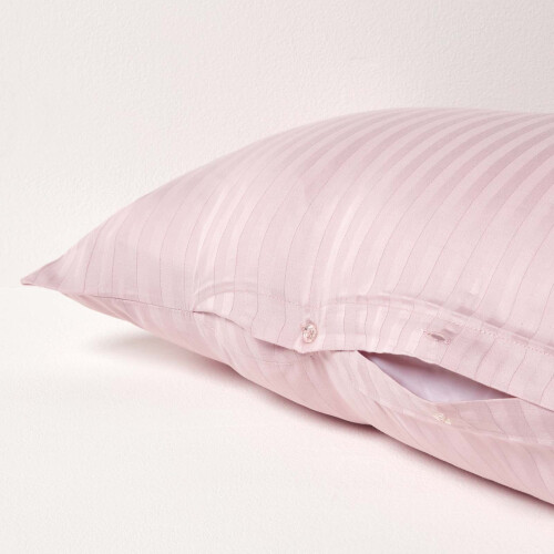 Homescapes (Dusky Pink Violet) Egyptian Cotton Super Soft V Shaped Pillowcase 330 Thread Count 2