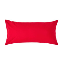 (Euro - 40 x 80 cm, Red) Egyptian Cotton Pillow Case 200 TC Equivalent 400 Thread Count