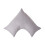 Homescapes (Grey) Egyptian Cotton Super Soft V Shaped Pillowcase 330 Thread Count 1