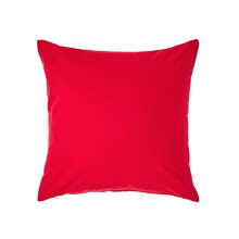 (Square - 40 x 40 cm, Red) Egyptian Cotton Pillow Case 200 TC Equivalent 400 Thread Count