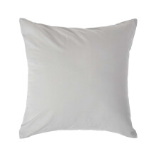 (Square - 40 x 40 cm, Silver Grey) Egyptian Cotton Pillow Case 200 TC Equivalent 400 Thread Count