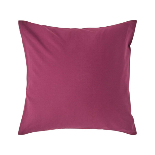 Homescapes (Square - 40 x 40 cm, Plum) Egyptian Cotton Pillow Case 200 TC Equivalent 400 Thread Count