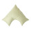 Homescapes (Sage) Egyptian Cotton Super Soft V Shaped Pillowcase 330 Thread Count 1