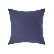(Square - 40 x 40 cm, Navy Blue) Egyptian Cotton Pillow Case 200 TC Equivalent 400 Thread Count