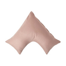 (Taupe) Egyptian Cotton Super Soft V Shaped Pillowcase 330 Thread Count