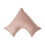 Homescapes (Taupe) Egyptian Cotton Super Soft V Shaped Pillowcase 330 Thread Count 1