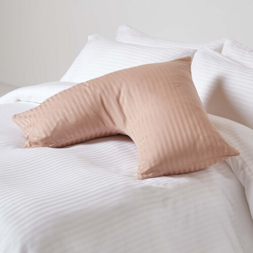 Homescapes (Taupe) Egyptian Cotton Super Soft V Shaped Pillowcase 330 Thread Count 1