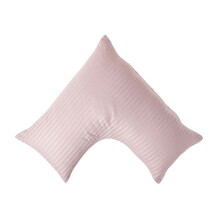 (Dusky Pink Violet) Egyptian Cotton Super Soft V Shaped Pillowcase 330 Thread Count