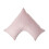 Homescapes (Dusky Pink Violet) Egyptian Cotton Super Soft V Shaped Pillowcase 330 Thread Count 1