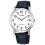 Lorus Lorus Mens Easy Reader Watch - Black Leather Strap | Silver Casing 1