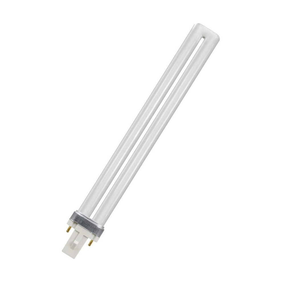 Crompton Lamps CFL PLS 11W 2-Pin Single Turn Cool White Frosted S-Type