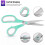 8" Titanium Bonded Multipurpose Scissors 3 Pack  Ultra Sharp Blades Sturdy and Sharp Art Craft Sewing Tailor Heavy Duty 3